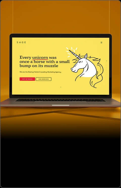 אתר SAGE MARKETING - עיצוב ופיתוח על ידי Rubicon